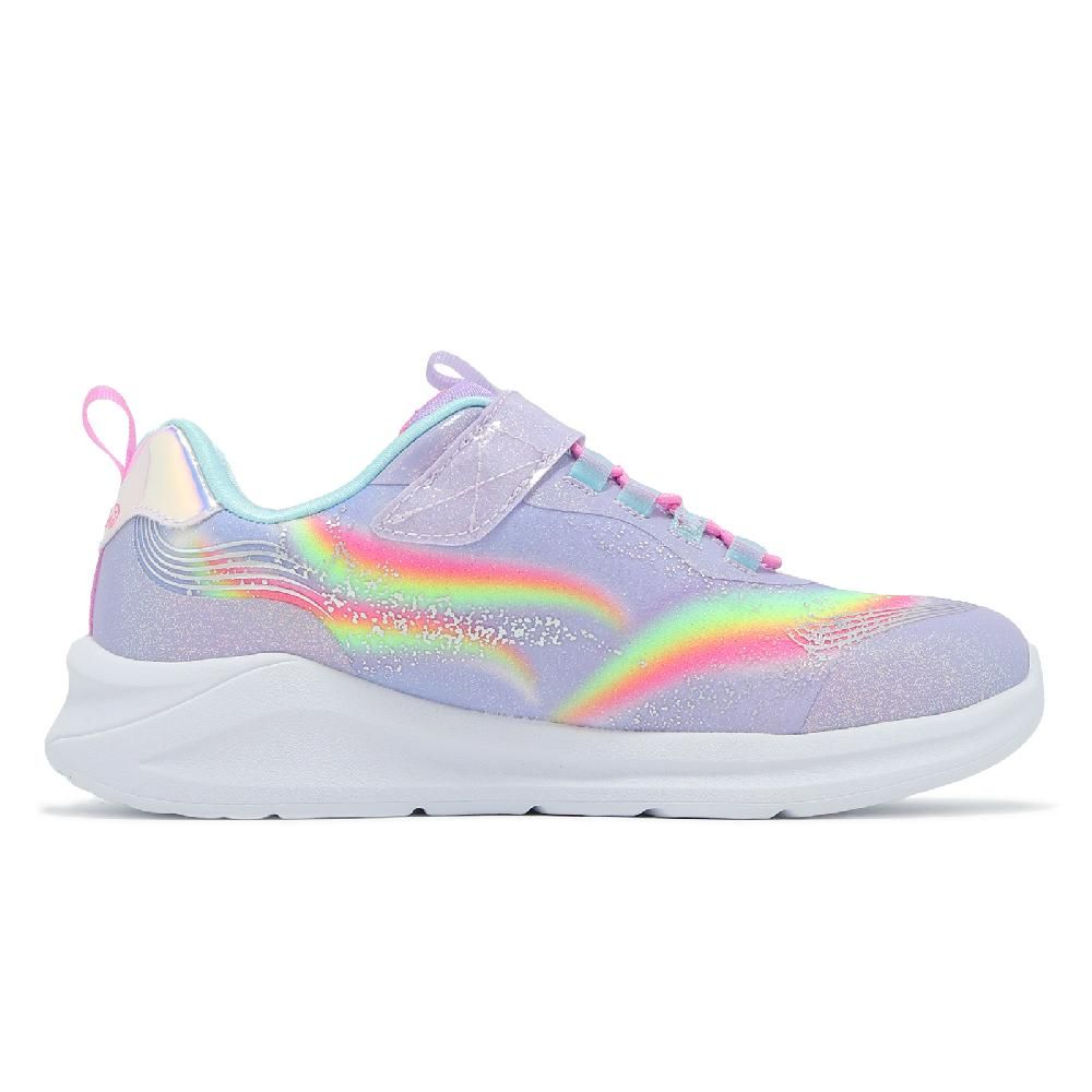 SKECHERS 斯凱奇 兒童燈鞋 S Lights-Unicorn Chaser 中童 小朋友 魔鬼氈 燈鞋 閃燈 發光 302298LLVMT