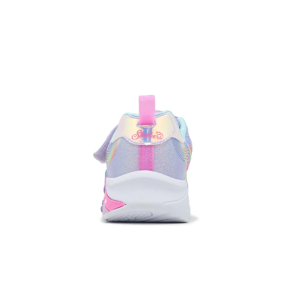 SKECHERS 斯凱奇 兒童燈鞋 S Lights-Unicorn Chaser 中童 小朋友 魔鬼氈 燈鞋 閃燈 發光 302298LLVMT