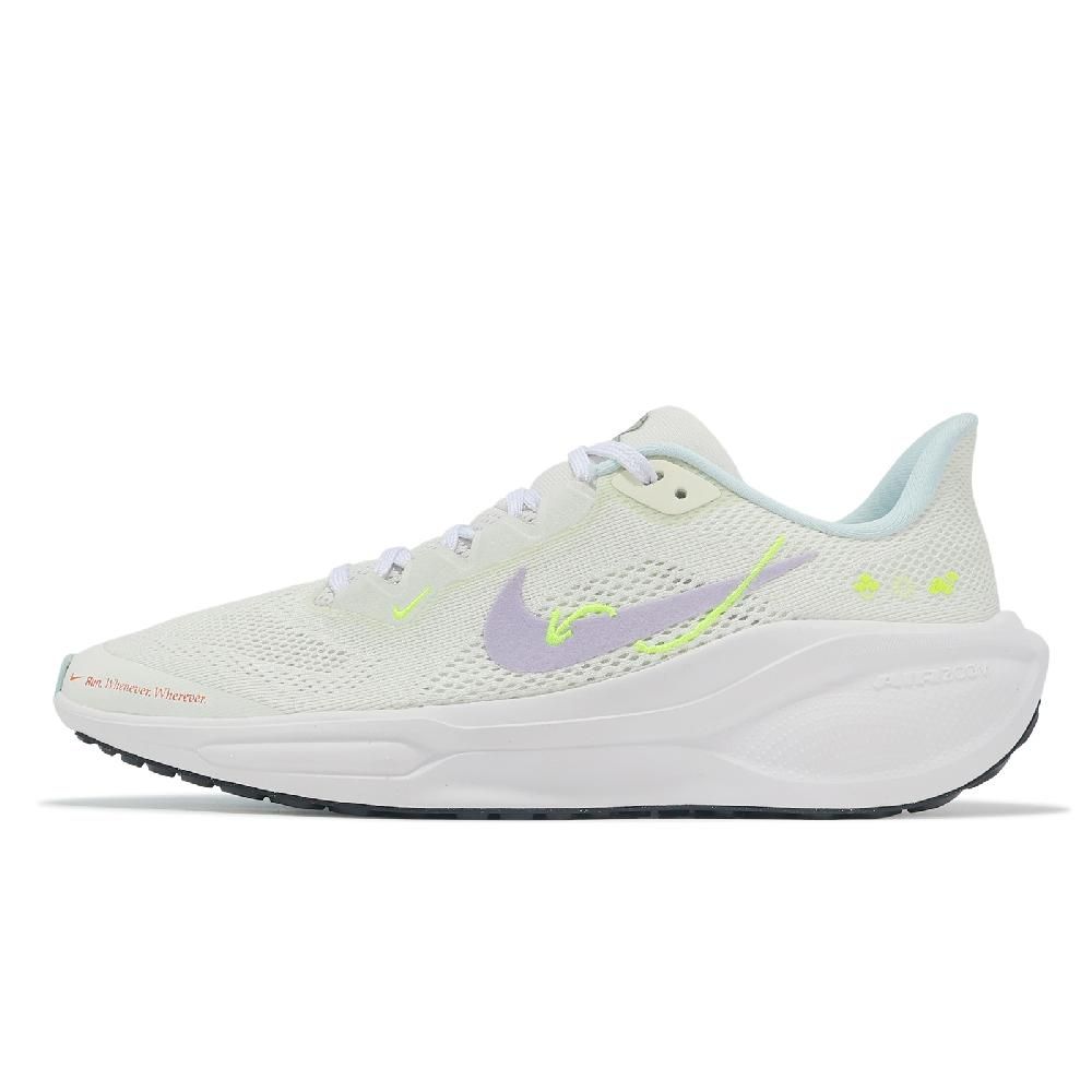 NIKE 耐吉 慢跑鞋 Air Zoom Pegasus 41 GS 大童 女鞋 米白 藍 紫 運動鞋 小飛馬 HQ3468-151