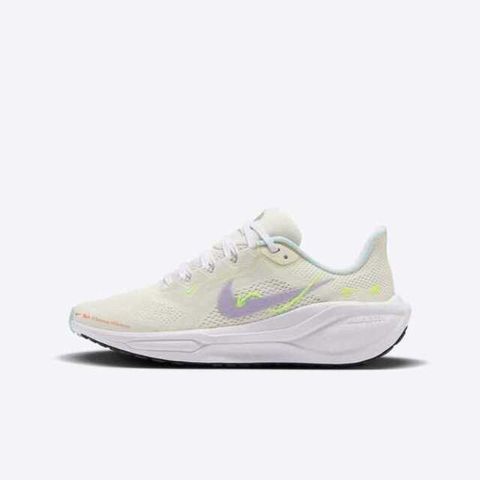 Nike Air Zoom Pegasus 41 GS HQ3468-151 大童 慢跑鞋 緩衝 透氣 米 紫