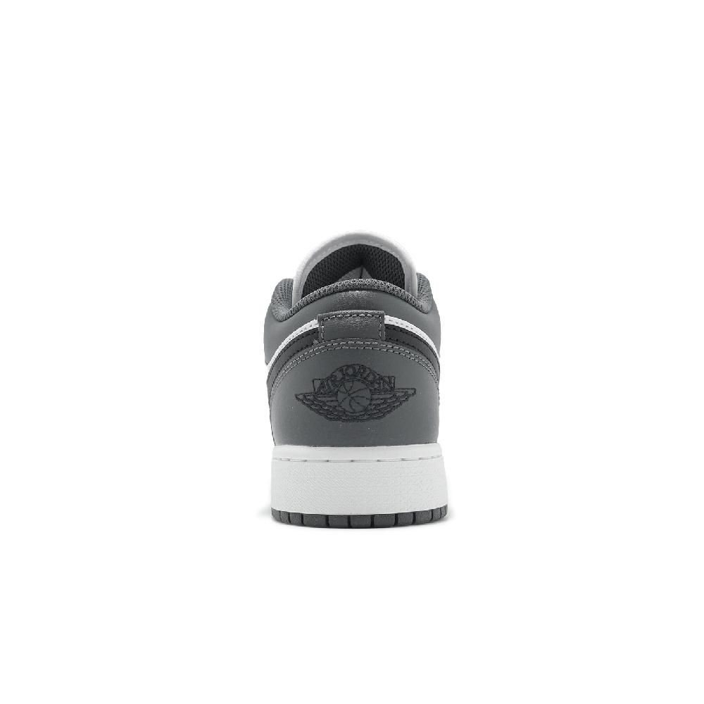 NIKE 耐吉 休閒鞋 Air Jordan 1 Low GS 大童 女鞋 深灰 白 AJ1 一代 低筒 553560-152