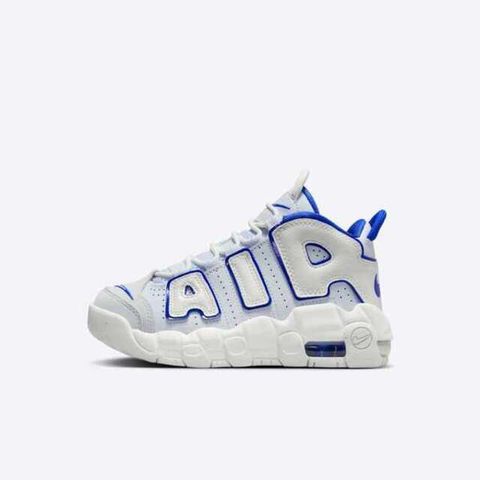 NIKE 耐吉 Nike Air More Uptempo PS [FN4858-100] 中童 休閒鞋 運動 大AIR 氣墊 白藍