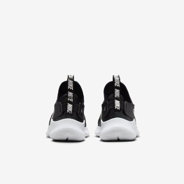 NIKE 耐吉 Nike Flex Runner 3 PS [FN1449-005] 中童 慢跑鞋 運動 休閒 無鞋帶 套入式 黑白