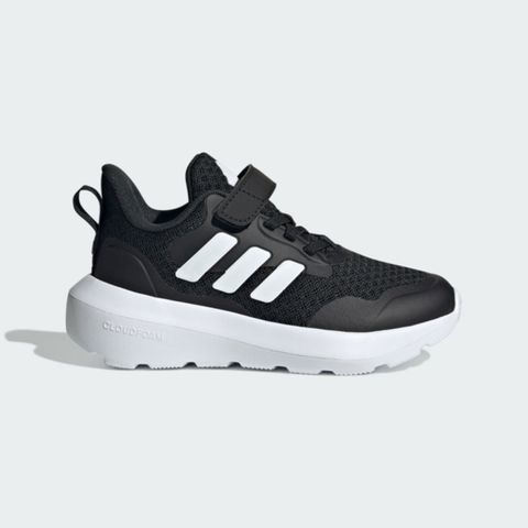 adidas 愛迪達 Adidas Fortarun 3.0 EL C IH2859 中童 運動鞋 慢跑鞋 魔鬼氈 緩衝 透氣 黑 白