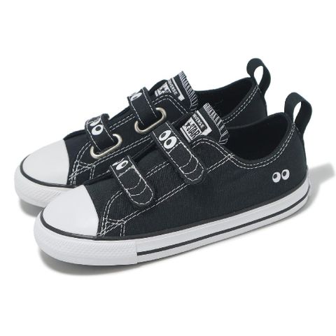 CONVERSE 匡威 休閒鞋 Chuck Taylor All Star 2V 小童 黑白 魔鬼氈 小朋友 嬰兒鞋 A10384C