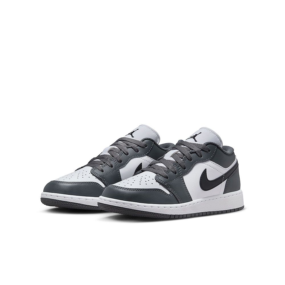 NIKE 耐吉 AIR JORDAN 1 LOW GS 中大童 童鞋 籃球鞋 AJ1 喬丹 白 鐵灰-553560152