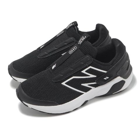 New Balance 紐巴倫 慢跑鞋 Fresh Foam X 1440 Slip on 寬楦 童鞋 中童 黑 套入式 運動鞋 PA1440LK-W