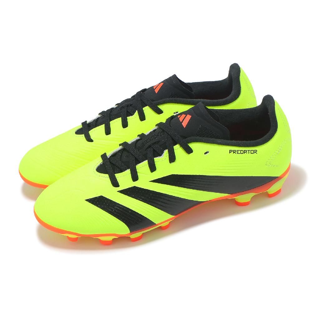adidas 愛迪達 足球鞋 Predator League MG J 大童 女鞋 黃 黑 人造草皮 運動鞋 IE2615