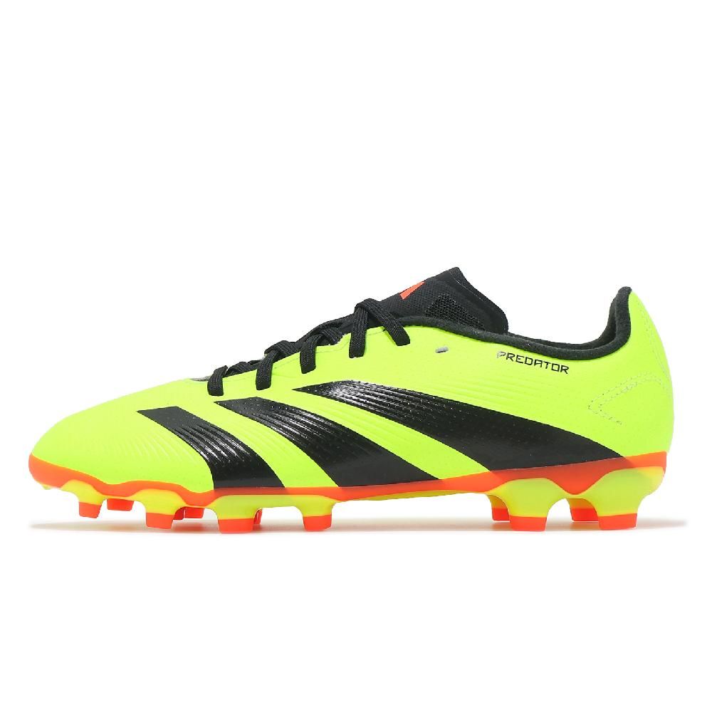 adidas 愛迪達 足球鞋 Predator League MG J 大童 女鞋 黃 黑 人造草皮 運動鞋 IE2615