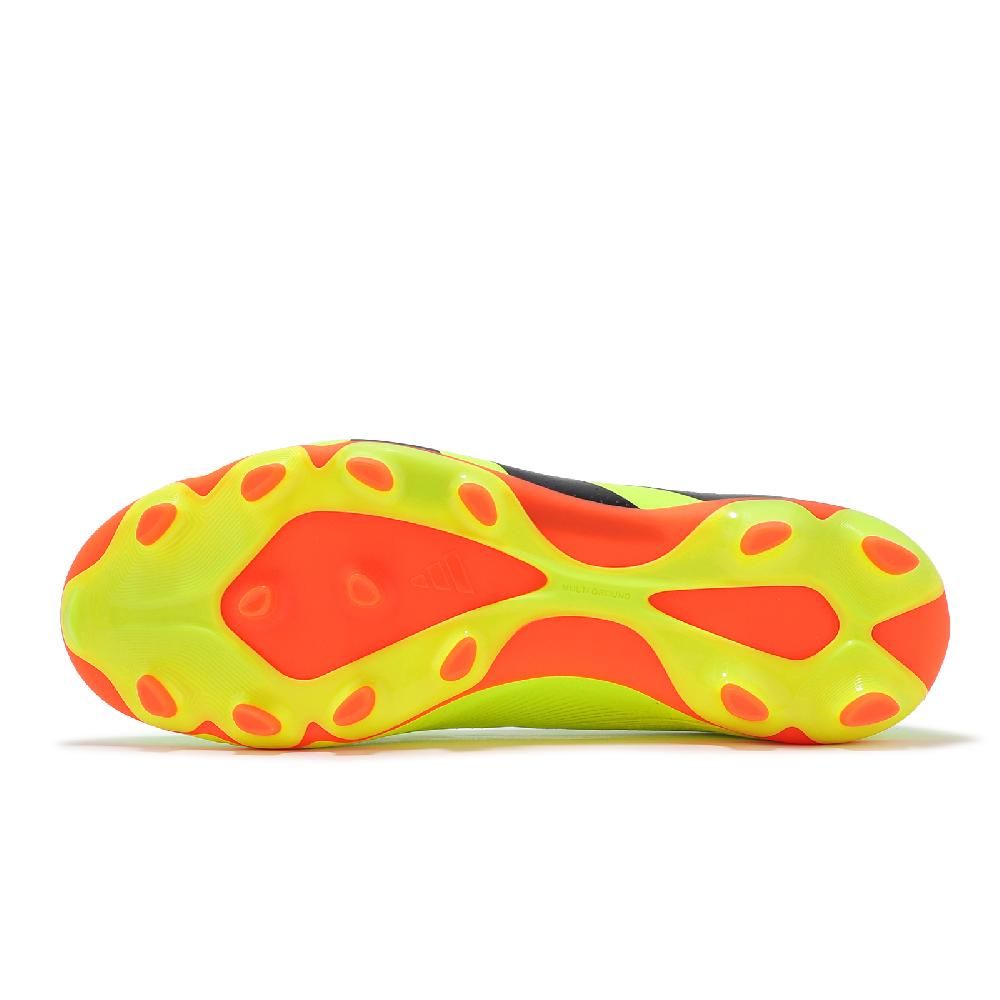 adidas 愛迪達 足球鞋 Predator League MG J 大童 女鞋 黃 黑 人造草皮 運動鞋 IE2615