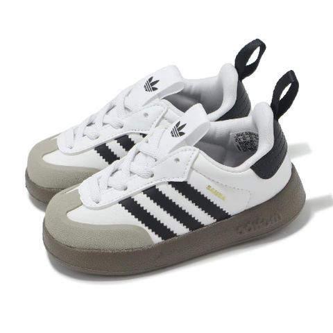 ADIDAS 愛迪達 童鞋 Adifom Samba 360 I 小童 白 黑 小朋友 學步鞋 嬰兒鞋 復古 IH3506