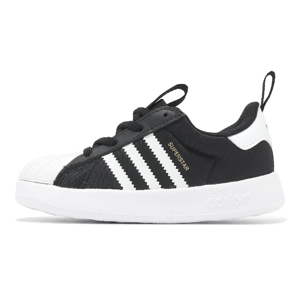 ADIDAS 愛迪達 童鞋 adiFOM Superstar 360 I 小童 黑 白 學步鞋 休閒鞋 懶人鞋 IH3504