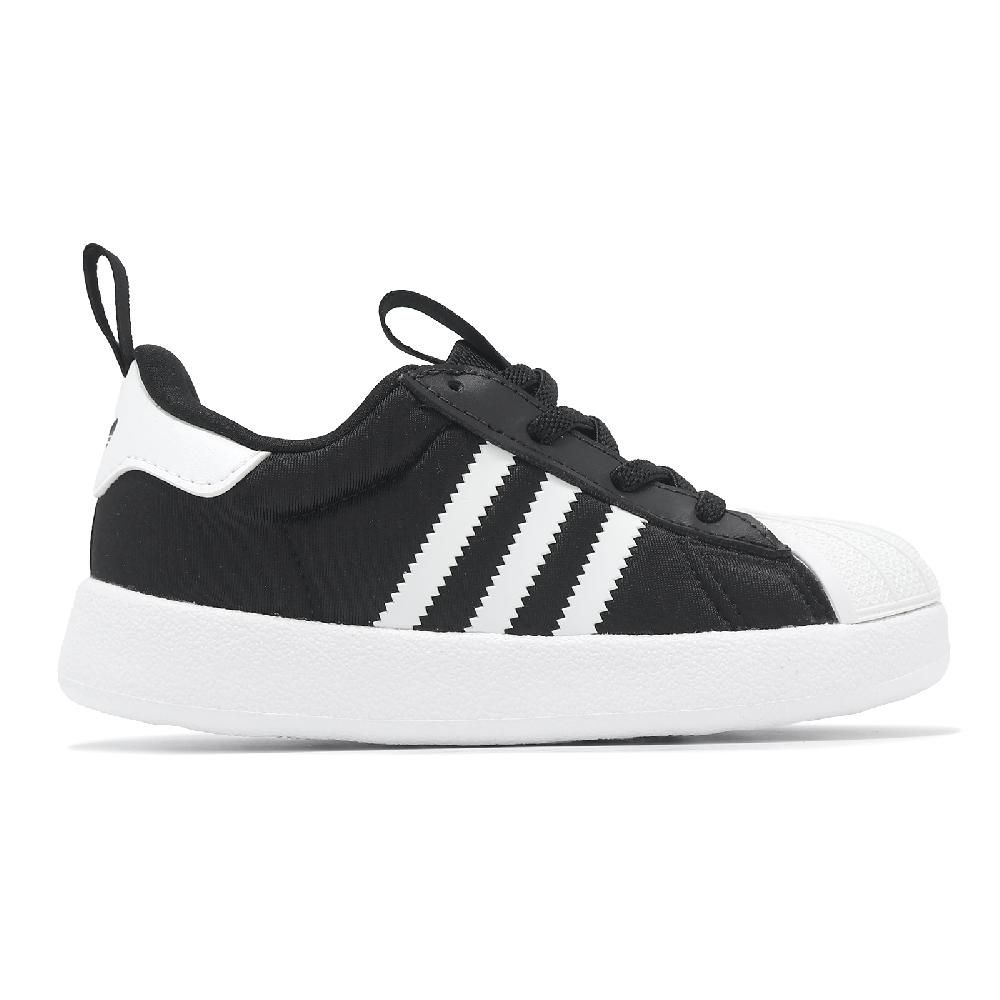 ADIDAS 愛迪達 童鞋 adiFOM Superstar 360 I 小童 黑 白 學步鞋 休閒鞋 懶人鞋 IH3504