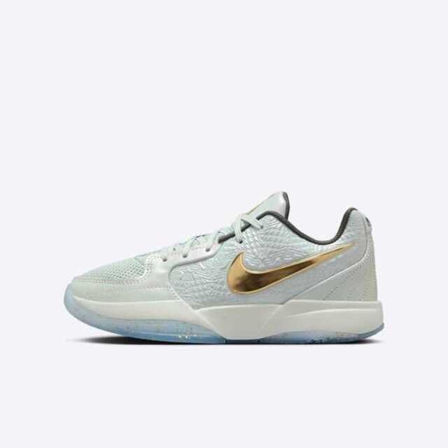 NIKE 耐吉 Nike JA 2 XMAS GS IB7251-002 大童 籃球鞋 聖誕節 實戰 緩震 淺銀 金
