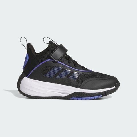 adidas 愛迪達 Adidas Ownthegame 3.0 K JI0393 大童 籃球鞋 運動鞋 魔鬼氈 耐磨 緩震 黑 藍紫