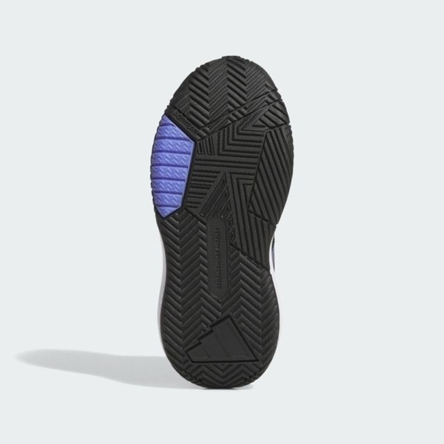 adidas 愛迪達 Adidas Ownthegame 3.0 K JI0393 大童 籃球鞋 運動鞋 魔鬼氈 耐磨 緩震 黑 藍紫