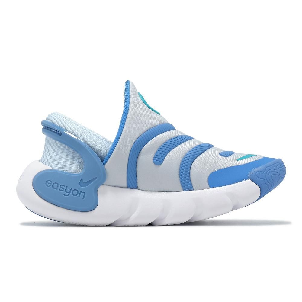 NIKE 耐吉 童鞋 Dynamo 2 Easyon PS 中童 藍 毛毛蟲鞋 套入式 無鞋帶 休閒鞋 FD0553-004