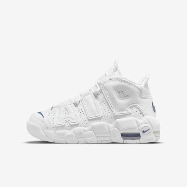 NIKE 耐吉 Nike Air More Uptempo GS DH9719-100 大童 休閒鞋 經典 復古 大AIR 白 深藍