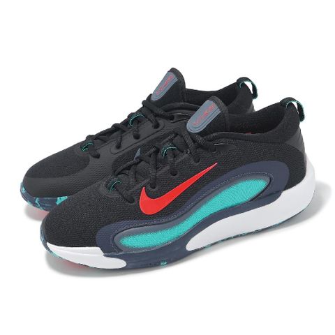 NIKE 耐吉 籃球鞋 IsoFly GS 大童 女鞋 黑 藍 紅 緩震 運動鞋 FN4384-004
