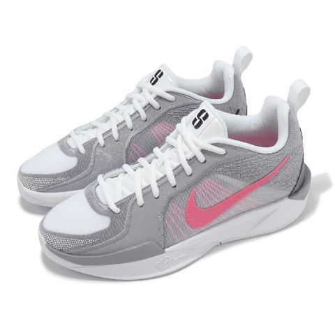 NIKE 耐吉 籃球鞋 Sabrina 2 GS Lily 大童 女鞋 灰 粉紅 莎賓娜 FQ7376-101