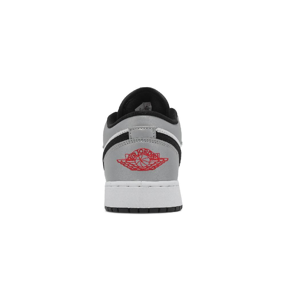 NIKE 耐吉 休閒鞋 Air Jordan 1 Low GS Panda Toe 大童 女鞋 白 黑 銀 AJ1 HF3188-106