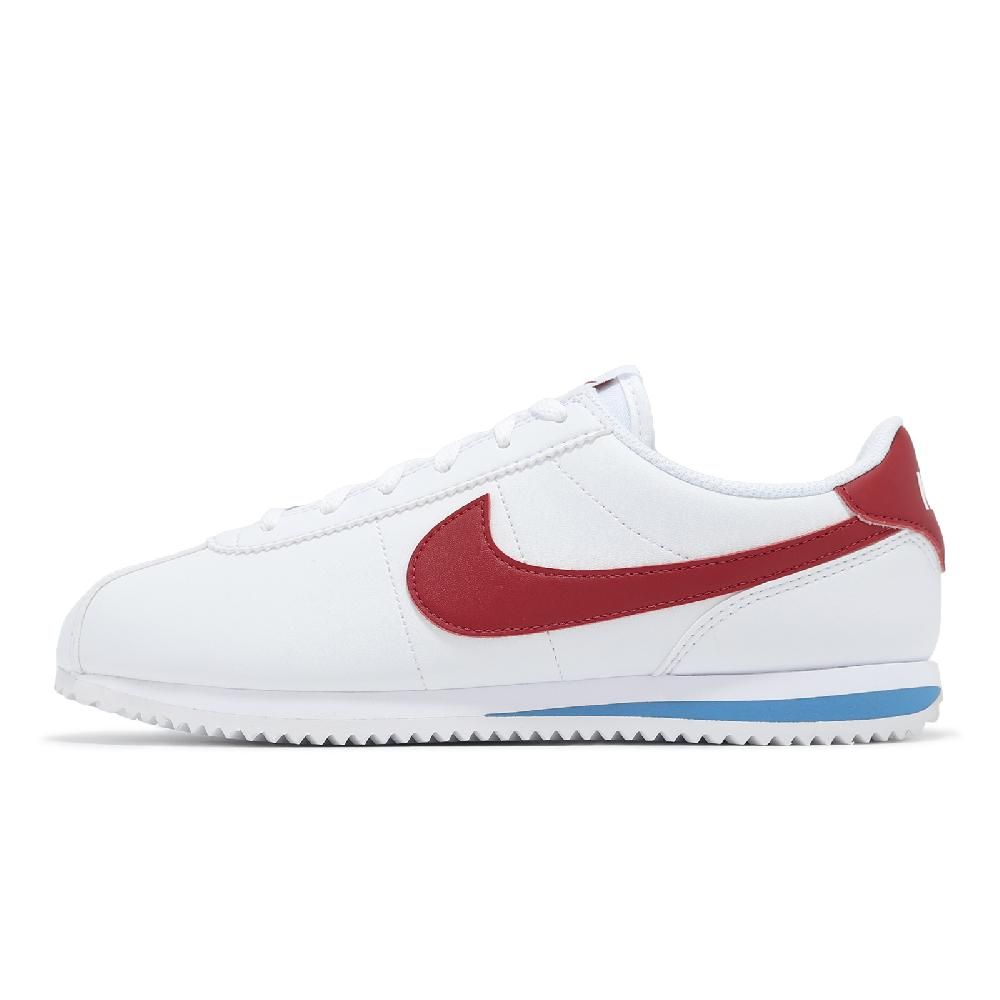 NIKE 耐吉 阿甘鞋 Cortez GS 大童 女鞋 白 紅 皮革 經典 百搭 休閒鞋 DM0950-115