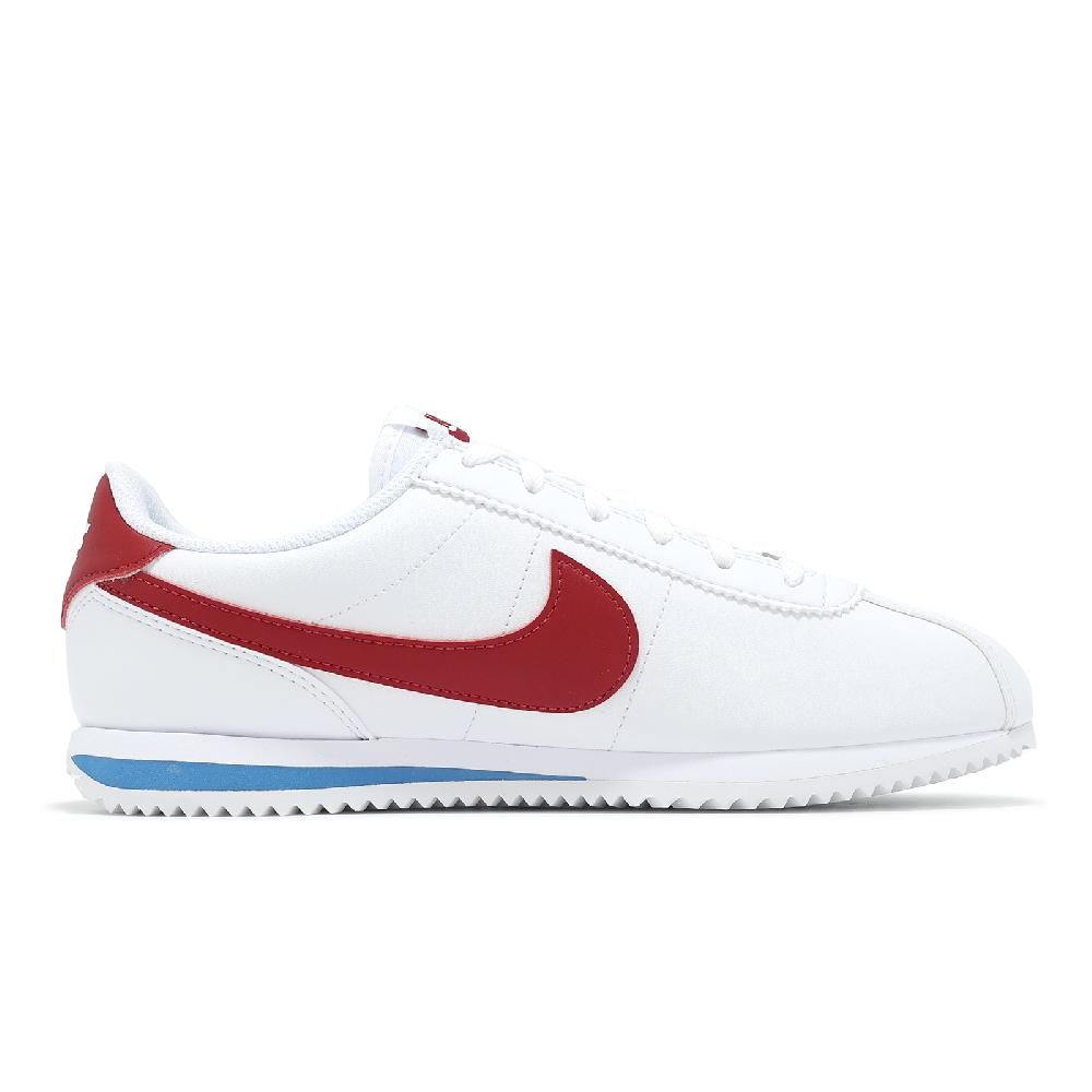 NIKE 耐吉 阿甘鞋 Cortez GS 大童 女鞋 白 紅 皮革 經典 百搭 休閒鞋 DM0950-115