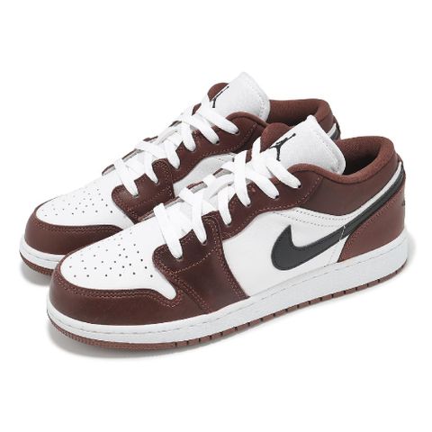 NIKE 耐吉 休閒鞋 Air Jordan 1 Low SE GS 大童 女鞋 紅棕 AJ1 一代 低筒 HF3188-102