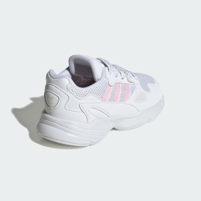 adidas Originals Adidas Falcon EL I [IF1102] 小童 運動休閒鞋 嬰幼童鞋 彈性鞋帶 透氣 舒適 白粉