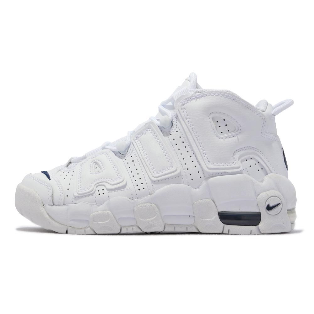NIKE 耐吉 休閒鞋 Air More Uptempo GS 女鞋 經典款 大AIR 氣墊 避震 大童 穿搭 全白 DH9719-100