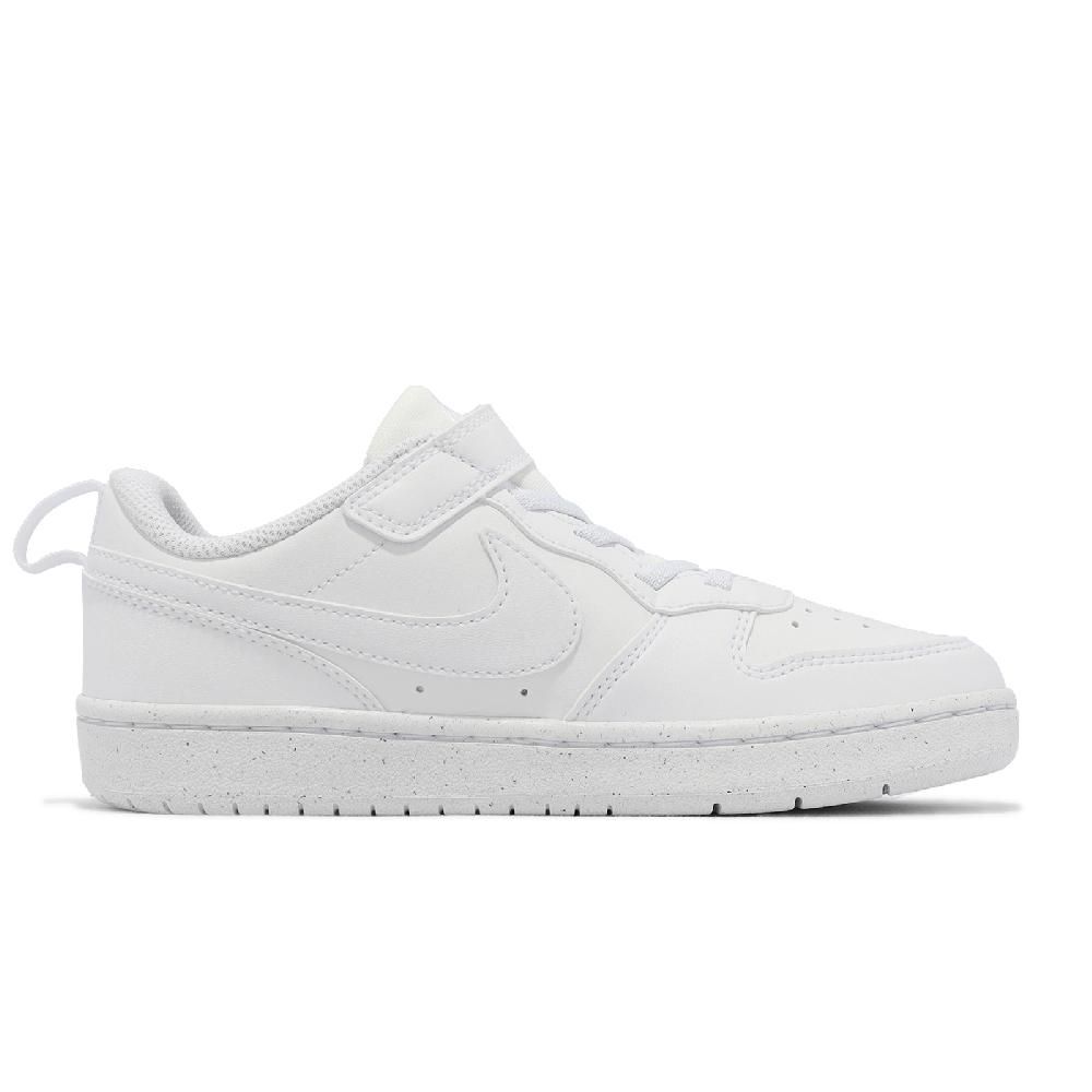 NIKE 耐吉 童鞋 Court Borough Low Recraft PS 中童 白 全白 小朋友 小白鞋 DV5457-106