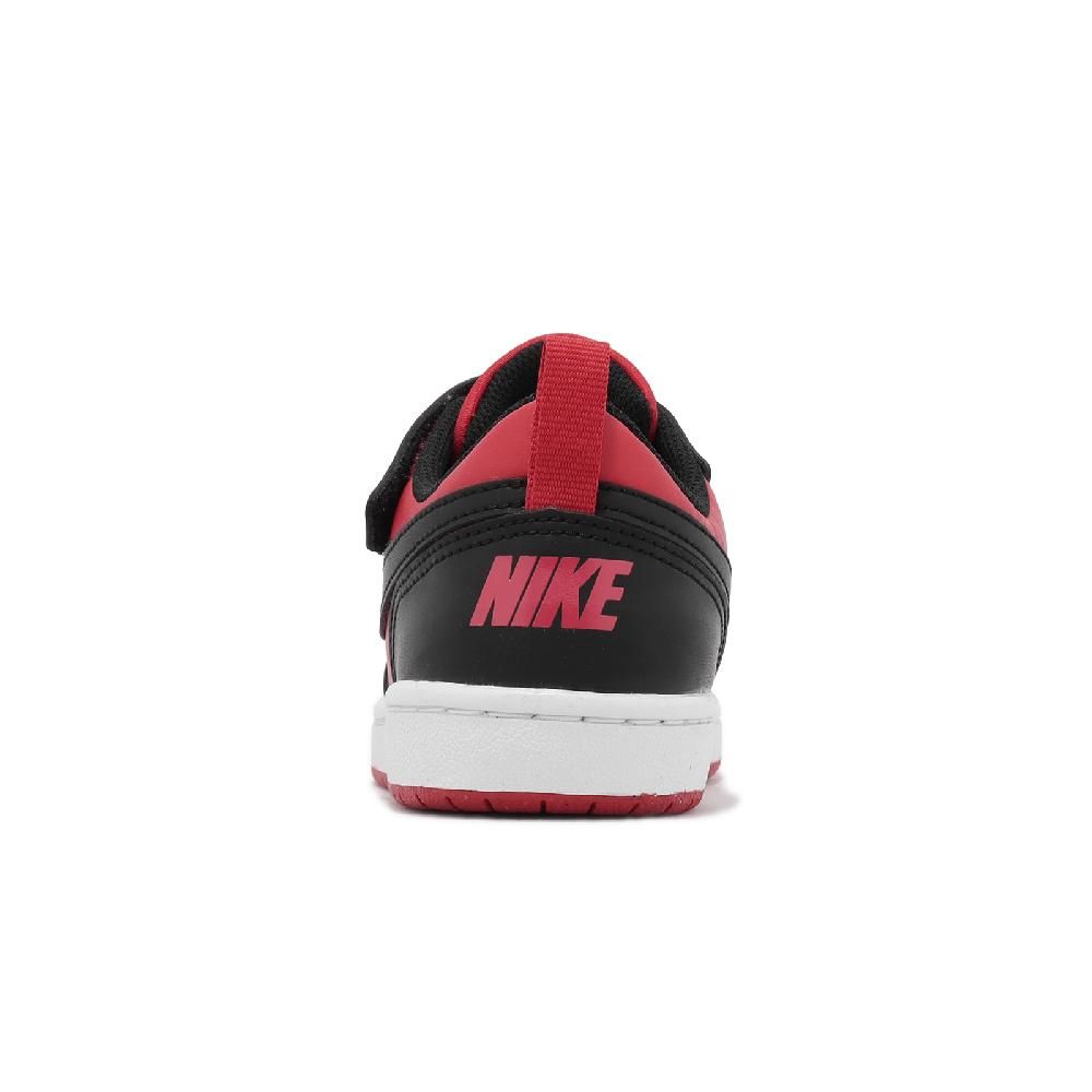 NIKE 耐吉 童鞋 Court Borough Low Recraft PS 中童 黑 紅 小朋友 休閒鞋 DV5457-600