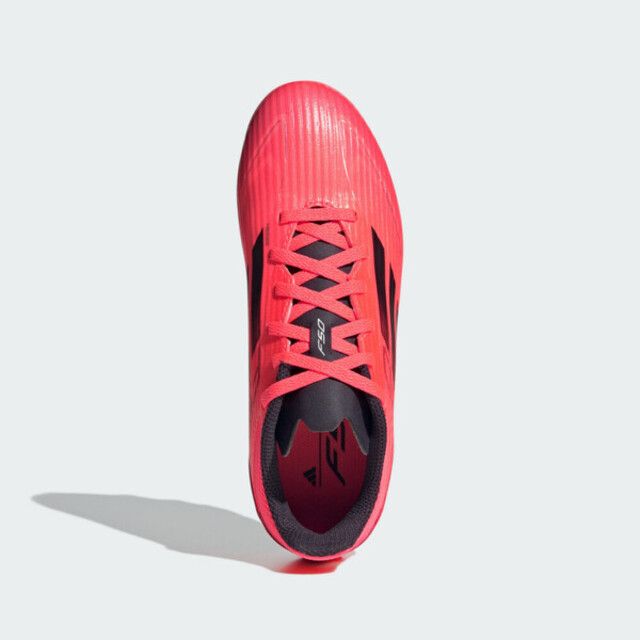 adidas 愛迪達 Adidas F50 League MG J IF1371 大童 足球鞋 運動鞋 室外 膠釘 螢光紅 黑