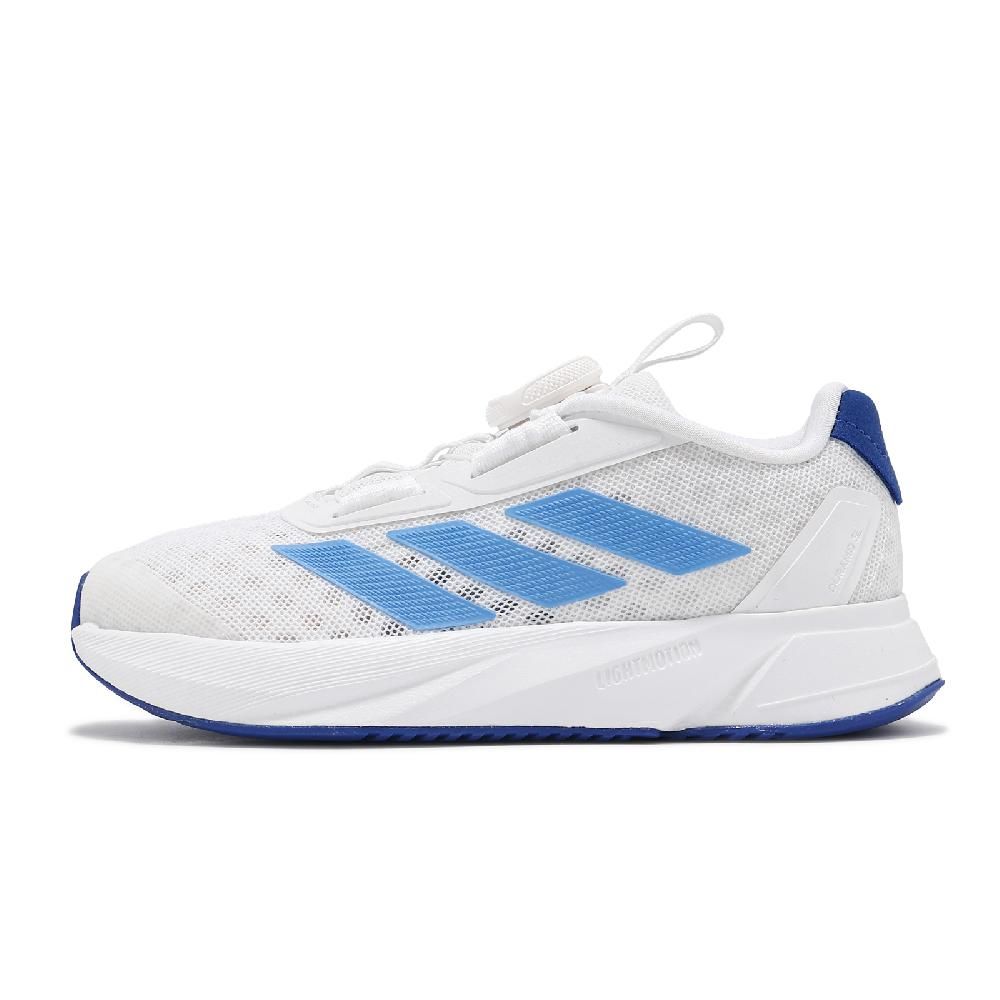 adidas 愛迪達 慢跑鞋 Duramo SL Boa K 中童 白 藍 小朋友 緩衝 快速鞋帶 運動鞋 IF5986
