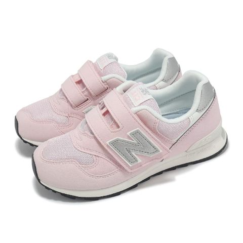 New Balance 紐巴倫 休閒鞋 313 中童 寬楦 粉 灰 魔鬼氈 小朋友 麂皮 運動鞋 NB PO313TB2-W