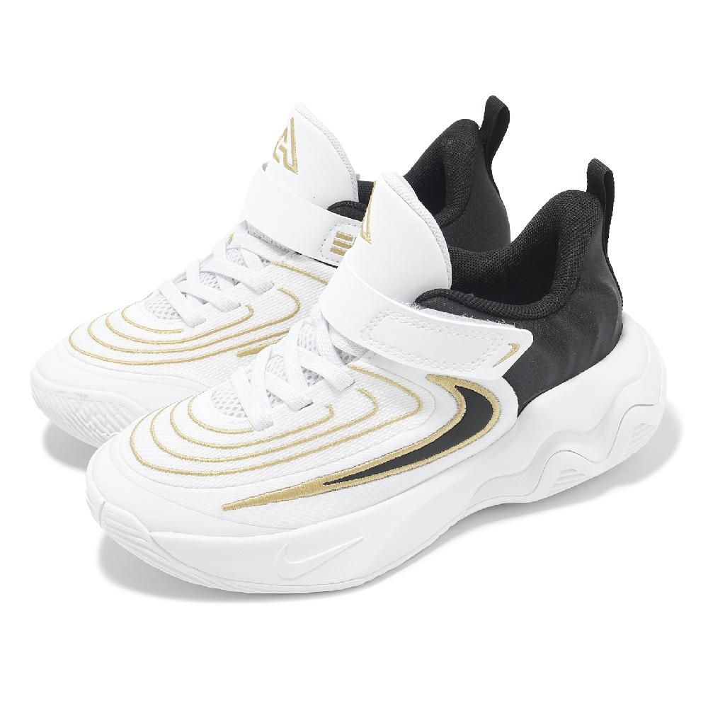 NIKE 耐吉 籃球鞋 Giannis Immortality 4 PS 中童 白 金 字母哥 小朋友 運動鞋 FZ6733-100