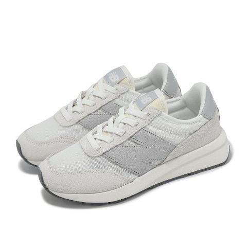 休閒鞋 370 中童 寬楦 灰 米白 麂皮 網布 拼接 小朋友 運動鞋 NB PH370AA-W