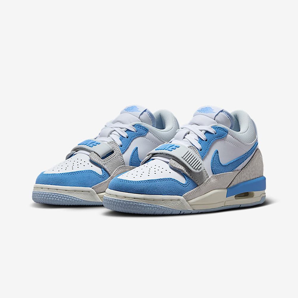 NIKE 耐吉 AIR JORDAN LEGACY 312 LOW GS 童鞋 大童 女鞋 籃球鞋 白灰藍-CD9054141