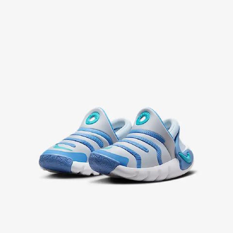 NIKE 耐吉 NIKE DYNAMO 2 EASYON PS 童鞋 中大童 休閒鞋 毛毛蟲鞋 灰 藍-FD0553004