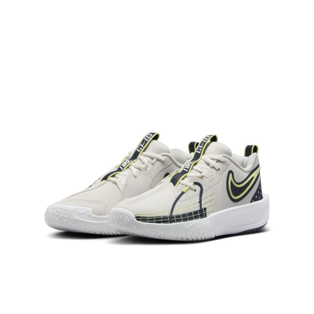 NIKE 耐吉 G.T. CUT 3 GS 童鞋 大童 女鞋 籃球鞋 米白黑-FD7033005