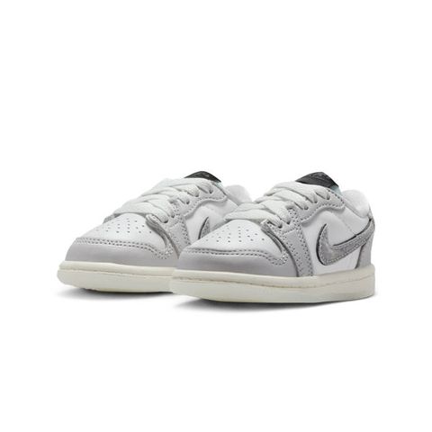 NIKE 耐吉 JORDAN 1 RETRO LOW OG CNY TD 童鞋 小童 中童 籃球鞋 白灰-HF3206100