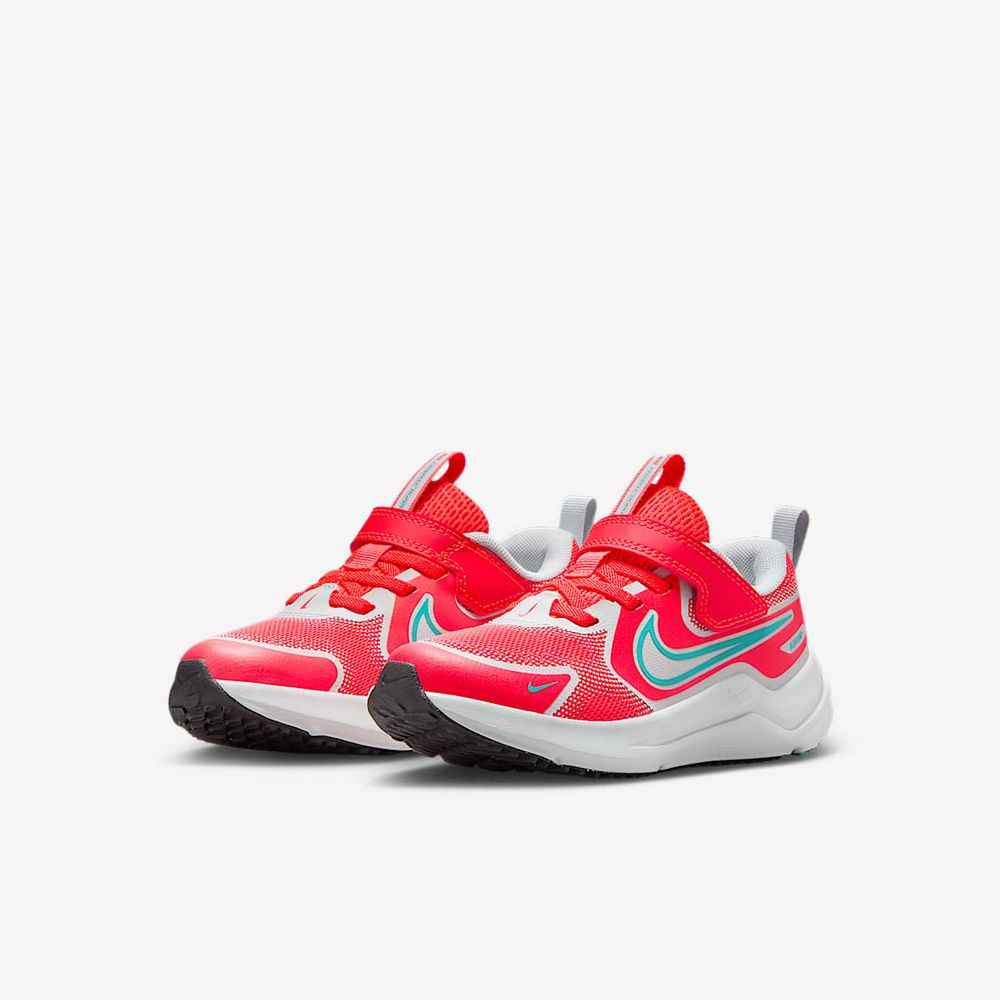NIKE 耐吉 NIKE COSMIC RUNNER PSV 童鞋 中大童 籃球鞋 魔鬼氈 橘紅藍-HM4400600