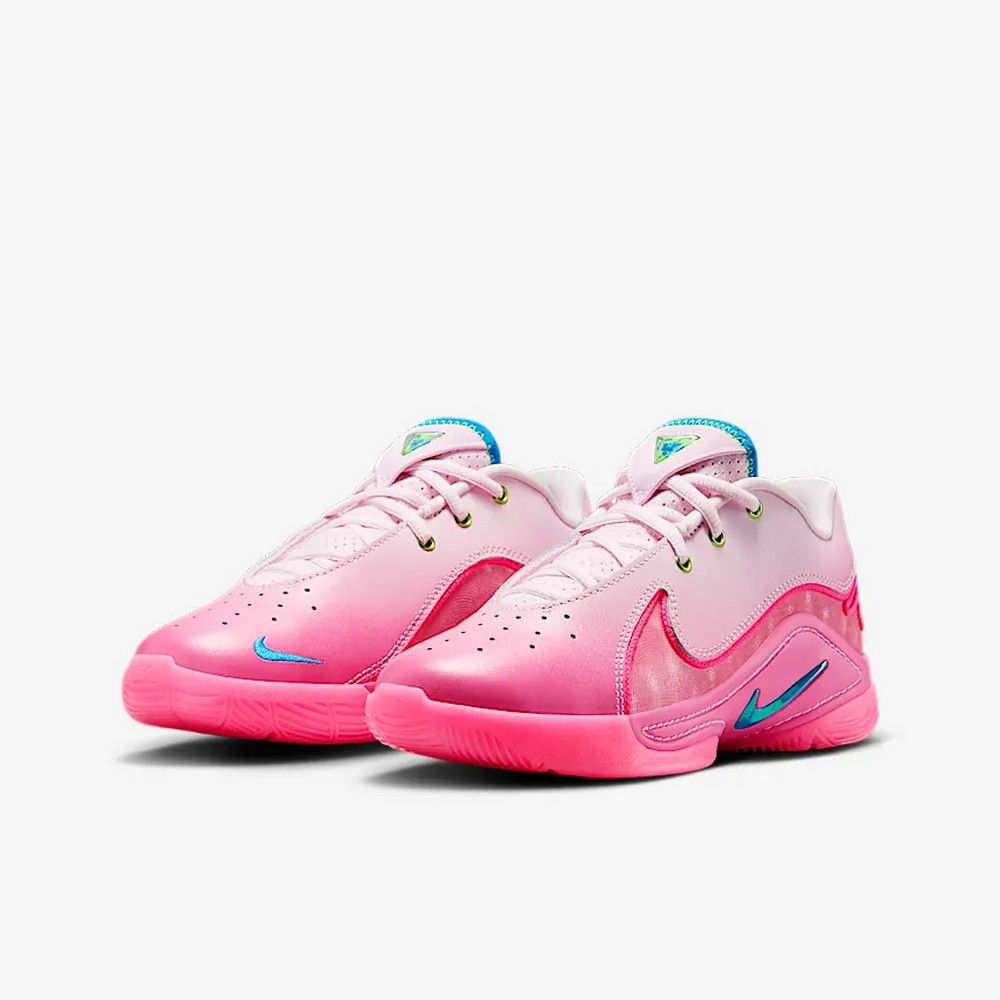 NIKE 耐吉 LEBRON XXII SN GS 童鞋 大童 女鞋 籃球鞋 LBJ 粉紅 藍-HV8617600