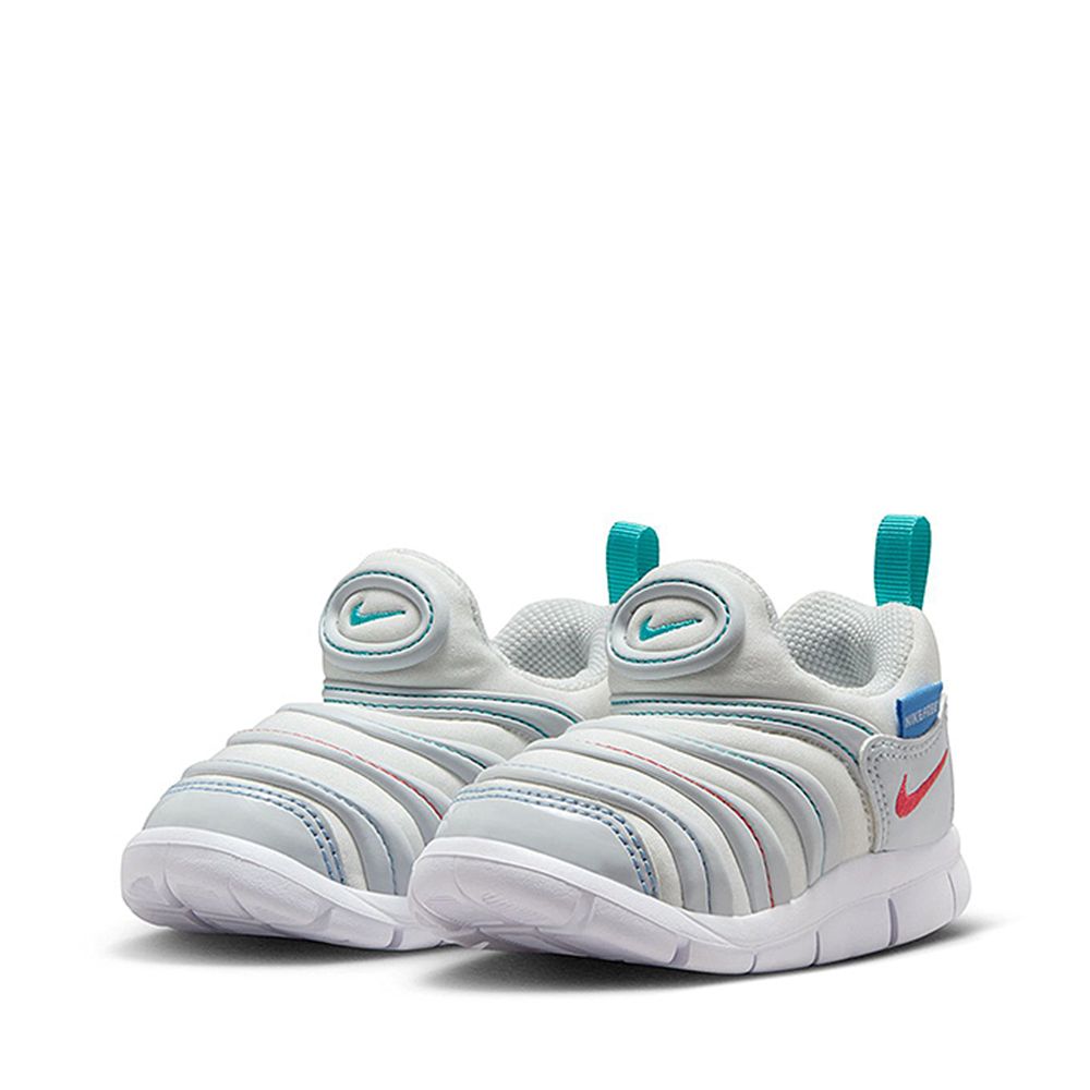NIKE 耐吉 NIKE DYNAMO FREE TD 童鞋 嬰幼 小童 休閒鞋 毛毛蟲鞋 白 藍綠-343938105