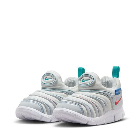 NIKE 耐吉 NIKE DYNAMO FREE TD 童鞋 嬰幼 小童 休閒鞋 毛毛蟲鞋 白 藍綠-343938105