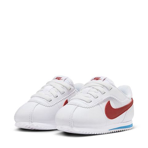NIKE 耐吉 NIKE KIDS CORTEZ EASYON TDV 童鞋 嬰幼 小童 休閒鞋 阿甘鞋 魔鬼氈 紅白藍-DM0952115