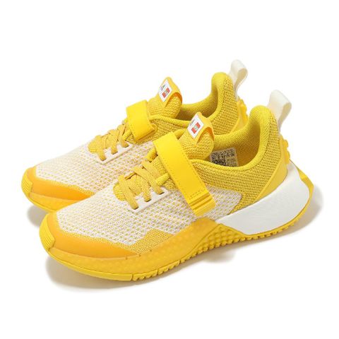 adidas 愛迪達 x LEGO Sport Pro EL K 中大童 樂高 聯名 黃 白 童鞋 運動鞋 GZ2414