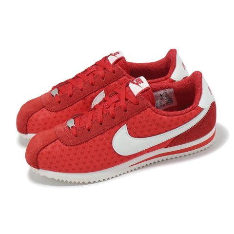 休閒鞋 Cortez GS 大童 女鞋 紅 情人節 阿甘鞋 復古 愛心 麂皮 HV5166-696