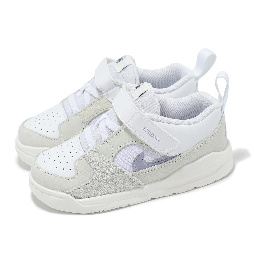 NIKE 耐吉 童鞋 Jordan Stadium 90 TD 小童 學步鞋 白 米白 藍 寶寶鞋 休閒鞋 DX4396-105