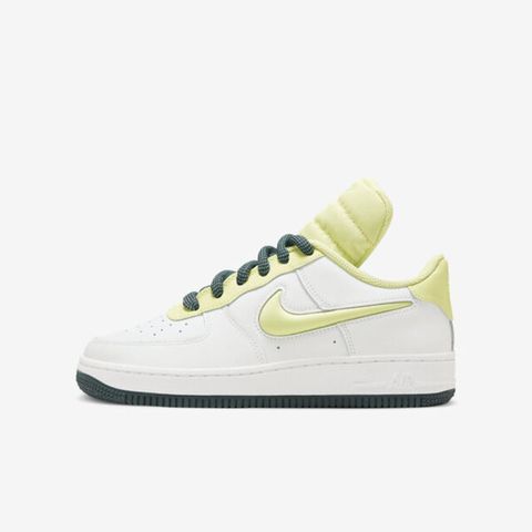 NIKE 耐吉 Nike Air Force 1 '07 Low GS [FB7402-100] 大童 運動休閒鞋 AF1 低筒 白綠